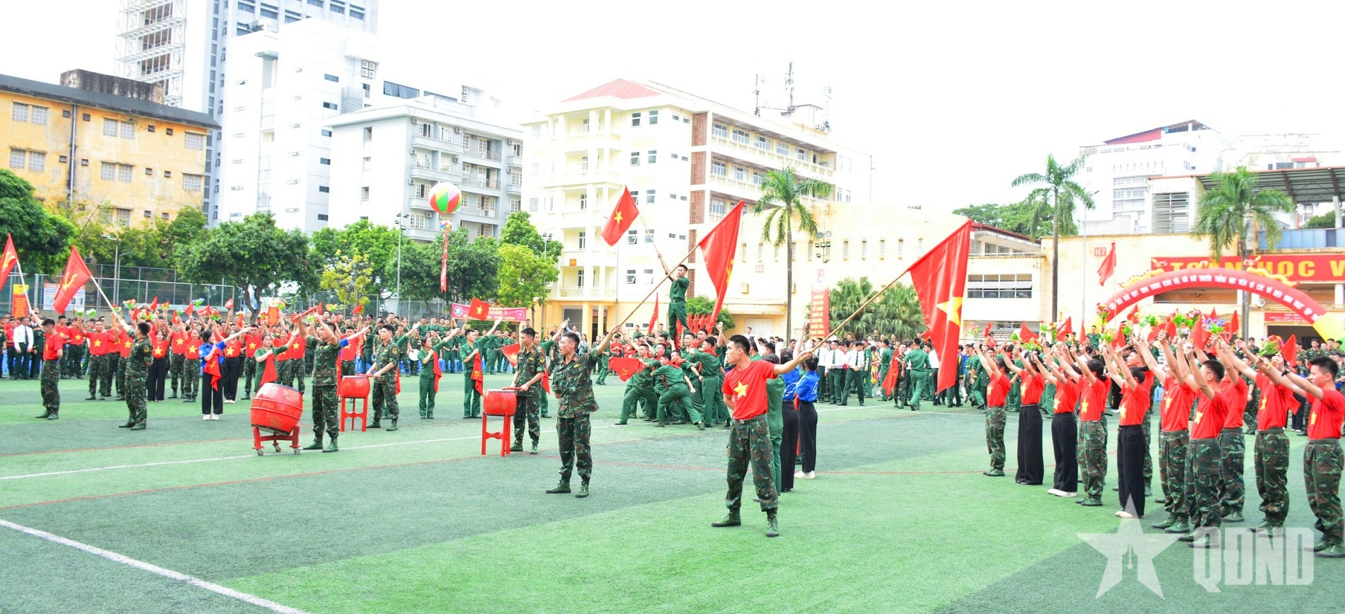 Tinh thần vui văn nghệ của học viên, sinh viên Học viện Kỹ thuật Quân sự